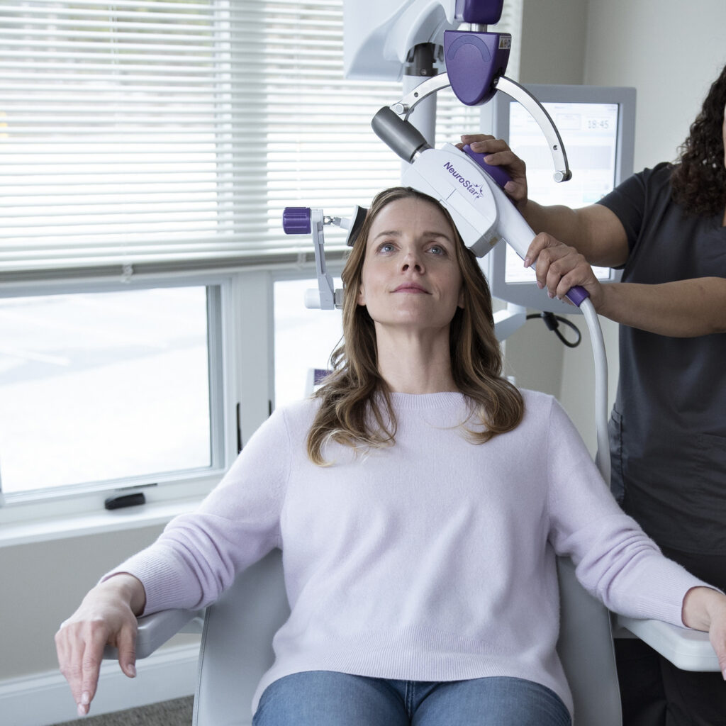 TMS therapy procedure